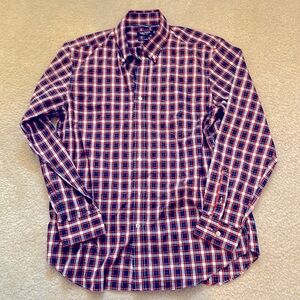 Nautica “A Bit Trimmer” men’s long sleeve button down shirt large